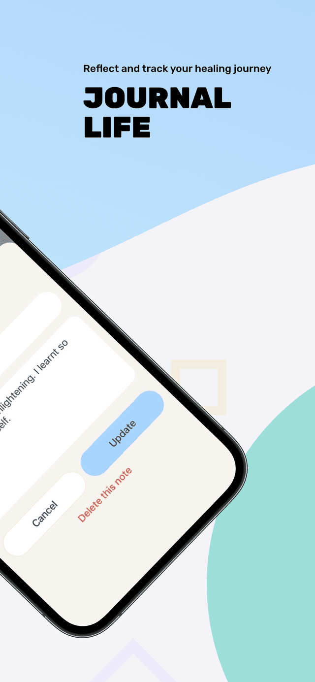 Journal Life - Reflect and track your healing journey